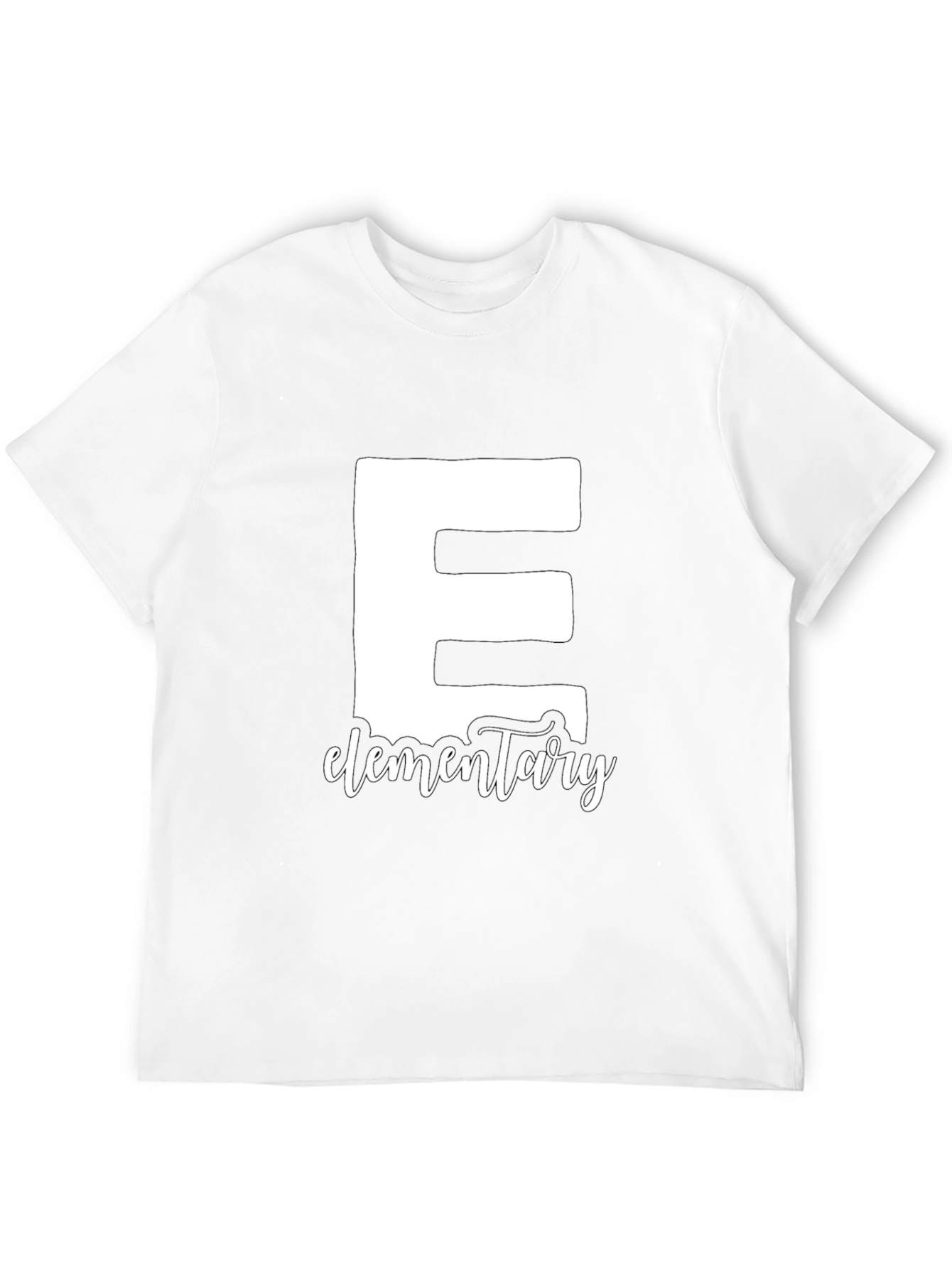 Elementary School Teacher T-Shirt - Black Cotton Tee