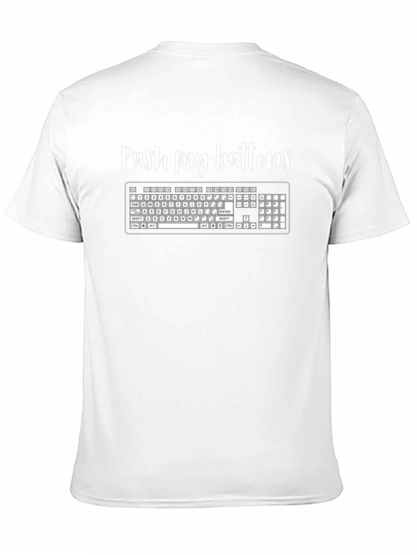 Push My Buttons Keyboard T-Shirt