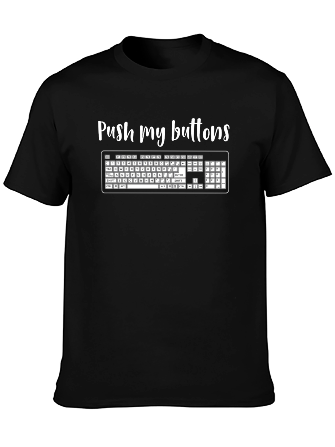 Push My Buttons Keyboard T-Shirt