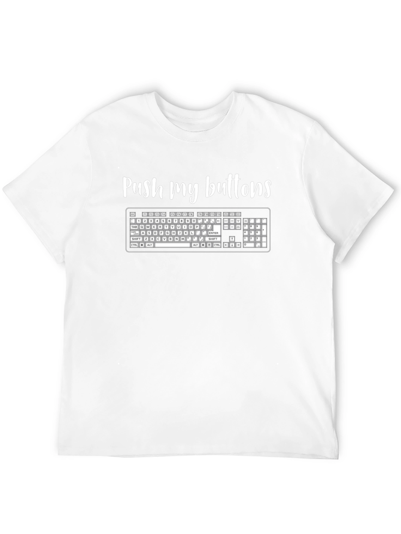 Push My Buttons Keyboard T-Shirt