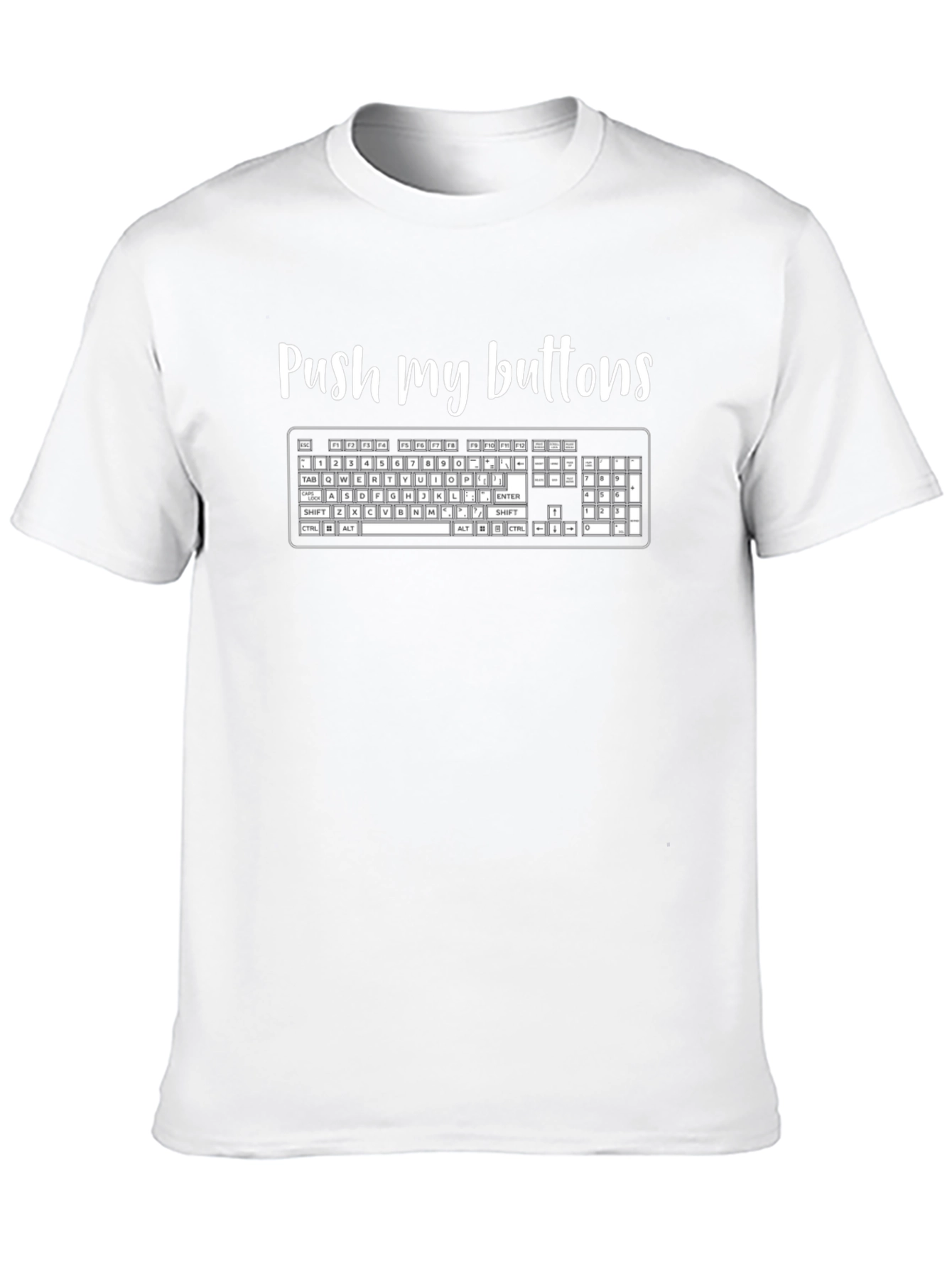 Push My Buttons Keyboard T-Shirt