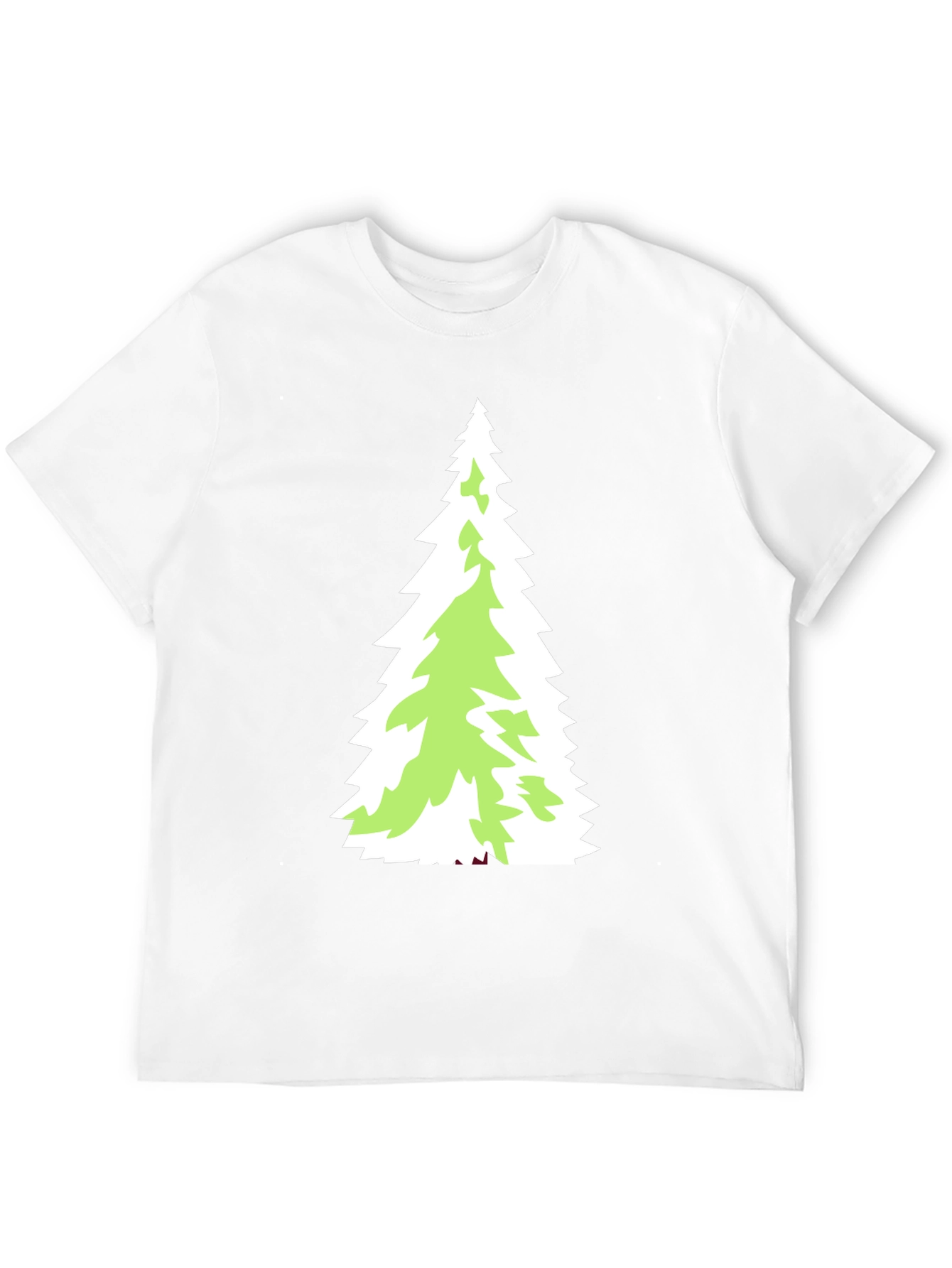 Festive Christmas Tree Graphic Tee - Holiday Style