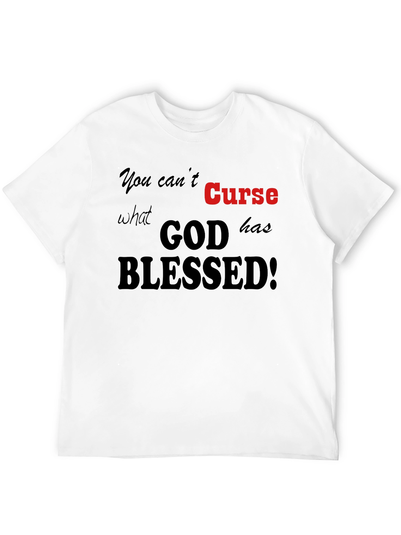 God Blessed Graphic Tee - Religious Shirt