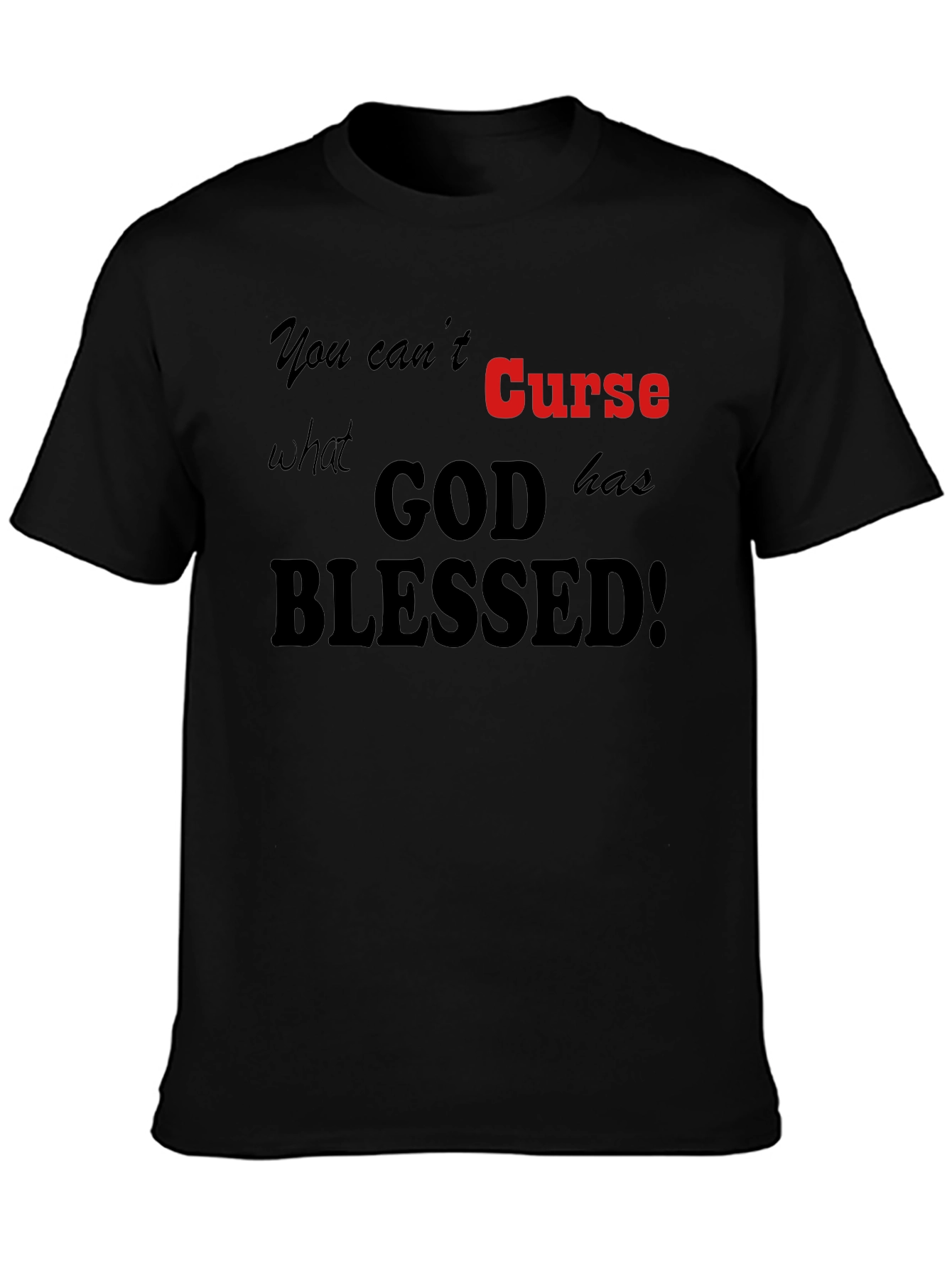 God Blessed Graphic Tee - Religious Shirt