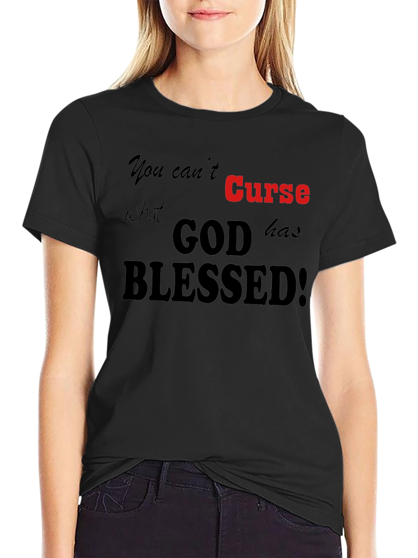 God Blessed Graphic Tee - Religious Shirt