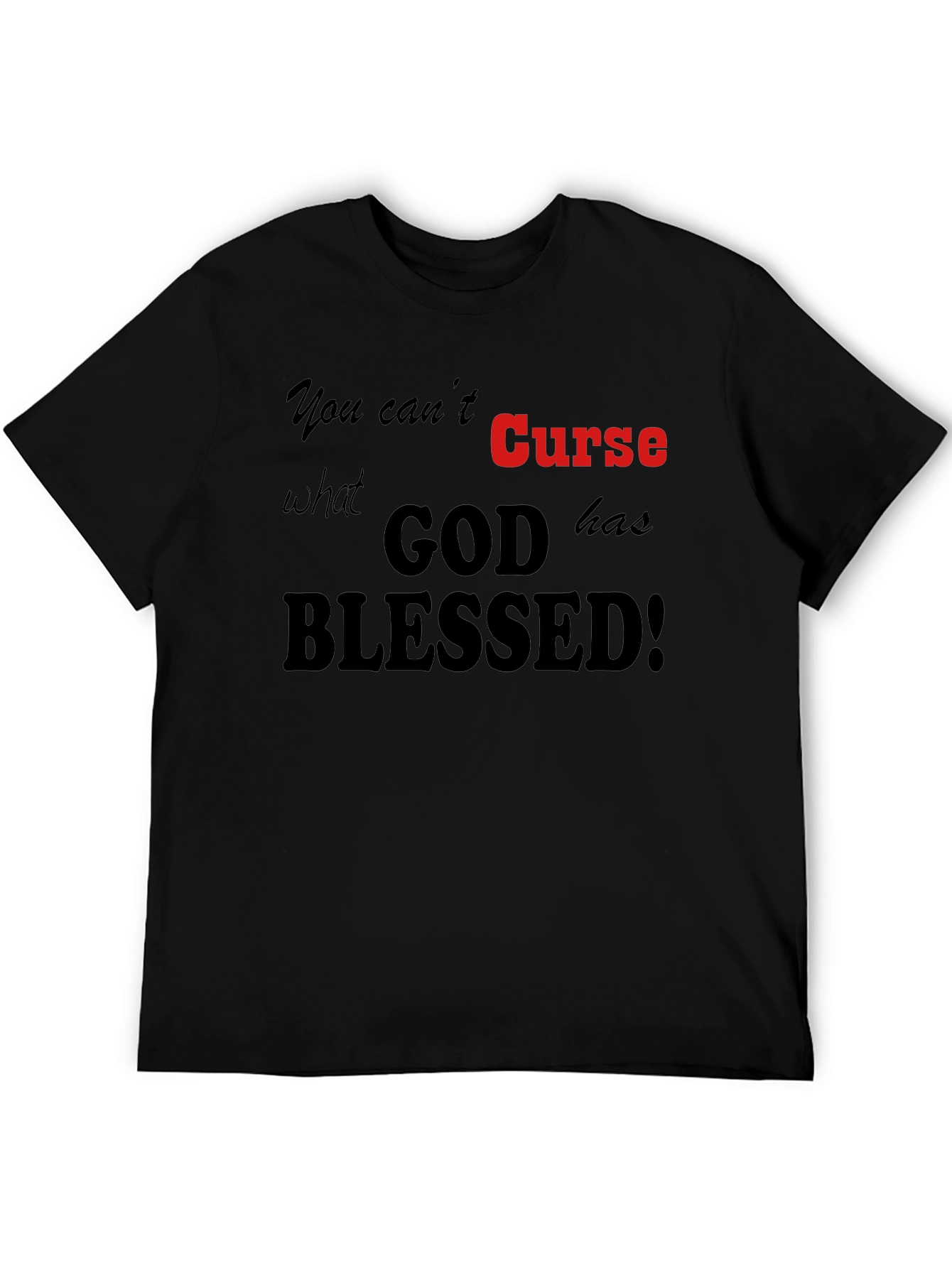 God Blessed Graphic Tee - Religious Shirt