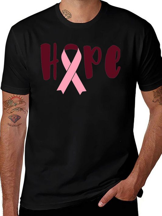 Hope Breast Cancer Awareness Ribbon T-Shirt