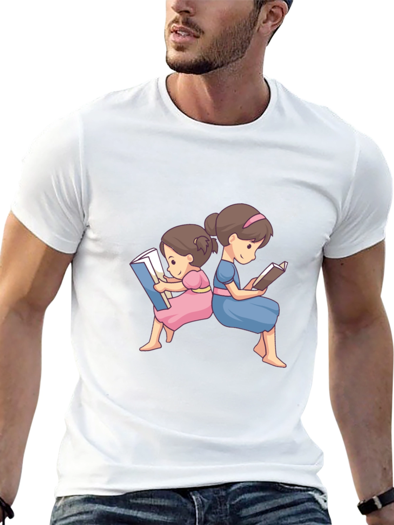 Reading Girls Black T-Shirt