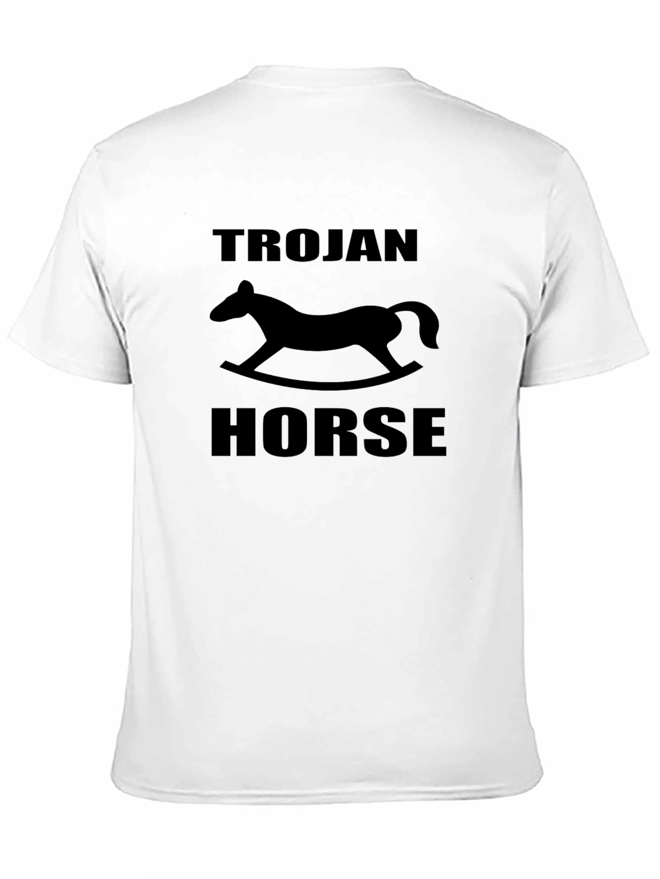 Trojan Horse Graphic T-Shirt - Black