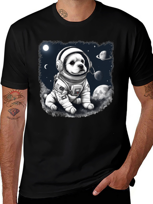 Dog Astronaut Graphic T-Shirt