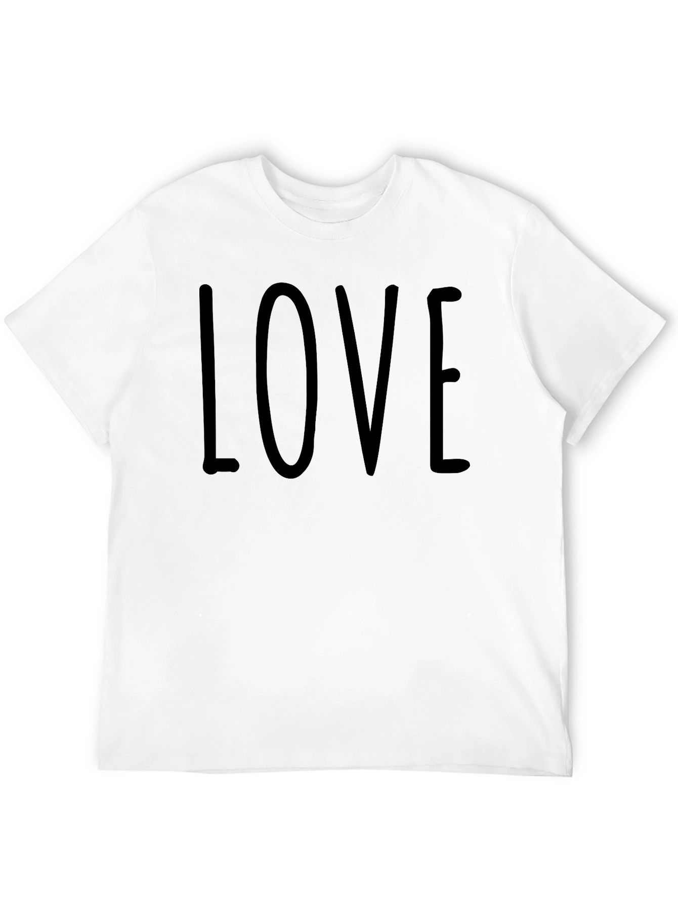 Love Graphic Black Crew Neck T-Shirt