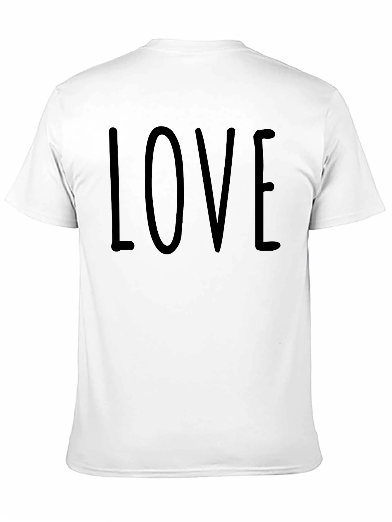 Love Graphic Black Crew Neck T-Shirt