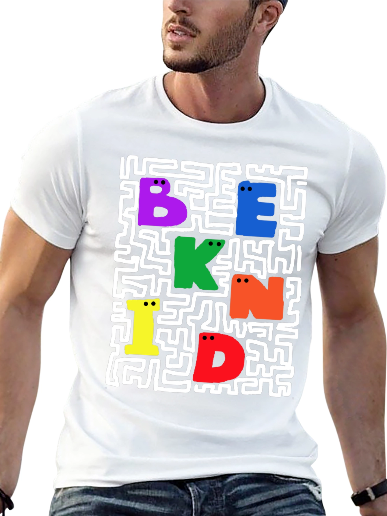 Be Kind Graphic Tee - Black Casual T-Shirt