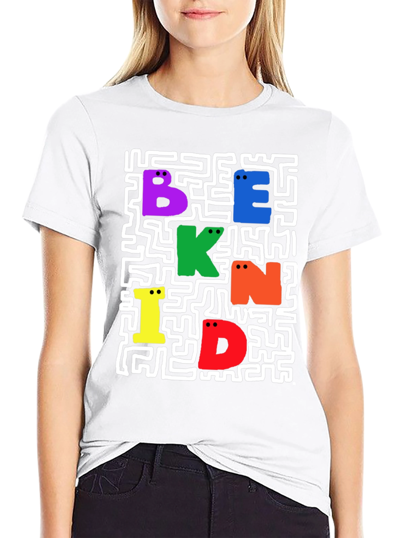 Be Kind Graphic Tee - Black Casual T-Shirt