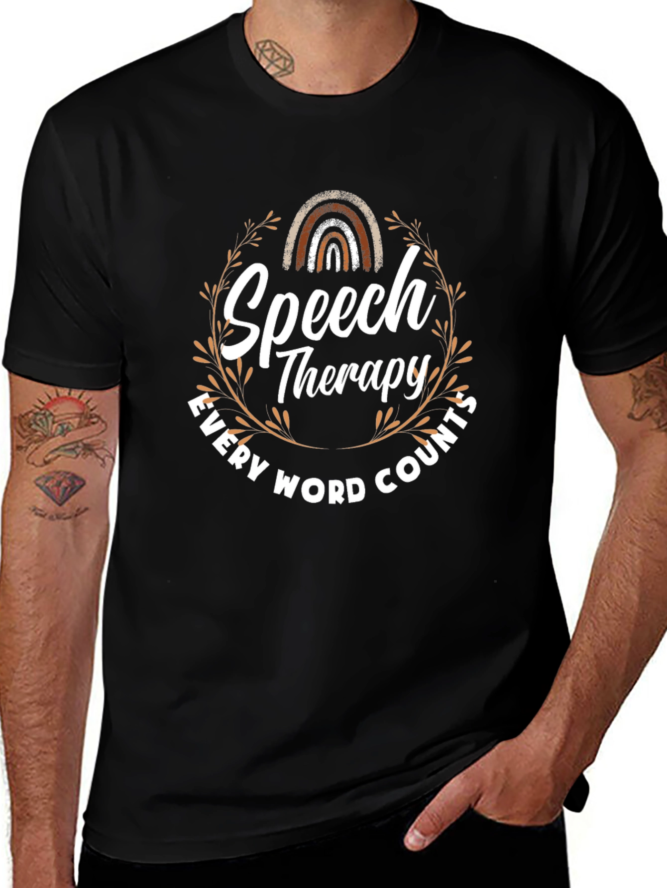 Speech Therapy Every Word Counts Graphic T-Shirt