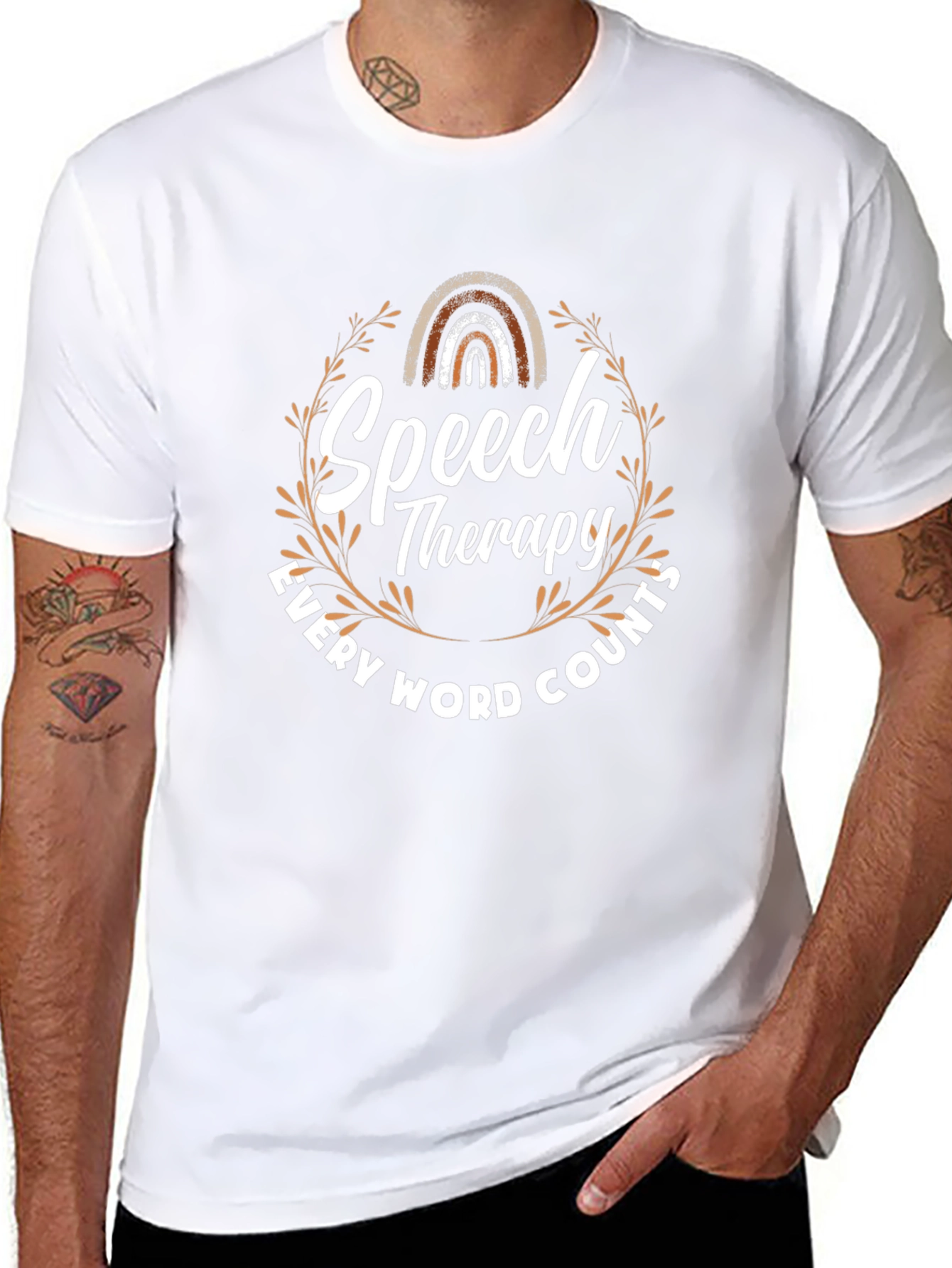 Speech Therapy Every Word Counts Graphic T-Shirt