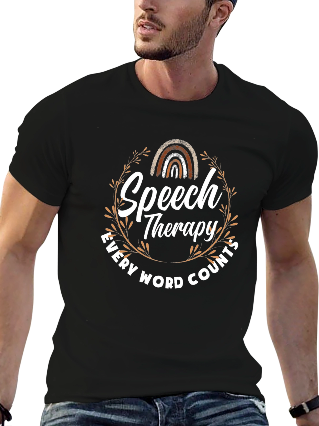 Speech Therapy Every Word Counts Graphic T-Shirt