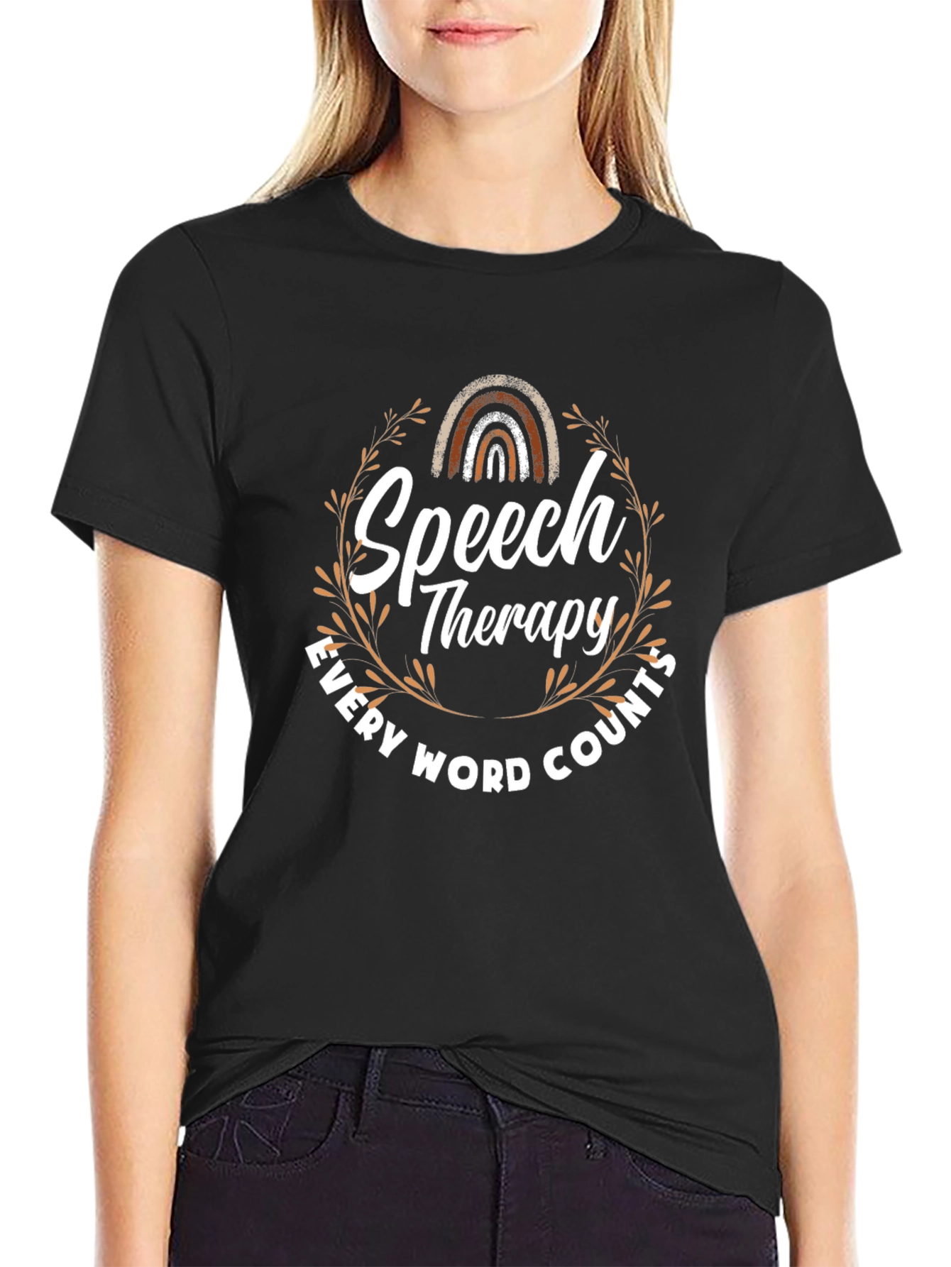 Speech Therapy Every Word Counts Graphic T-Shirt