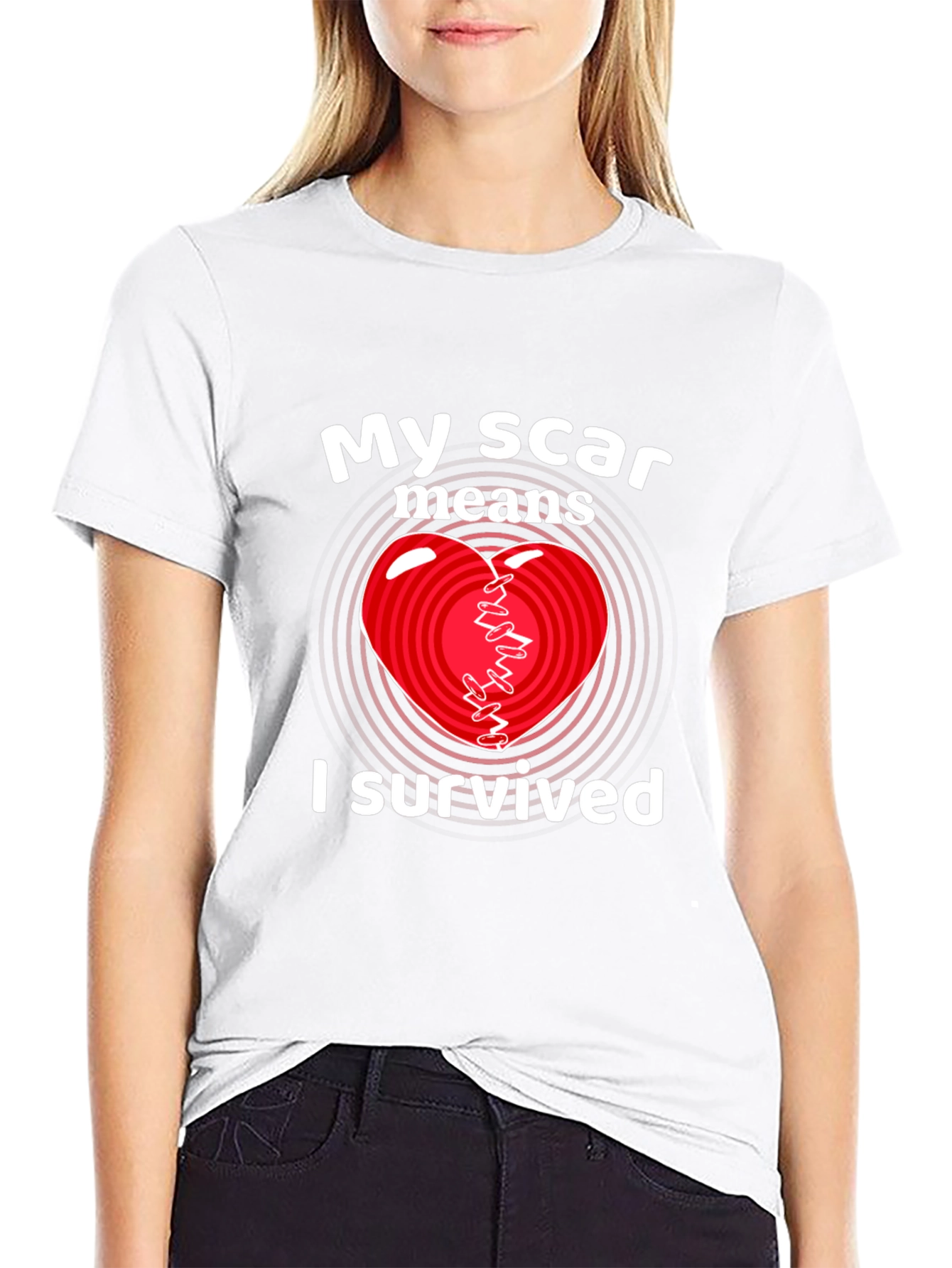 My Scar Means I Survived Graphic Tee