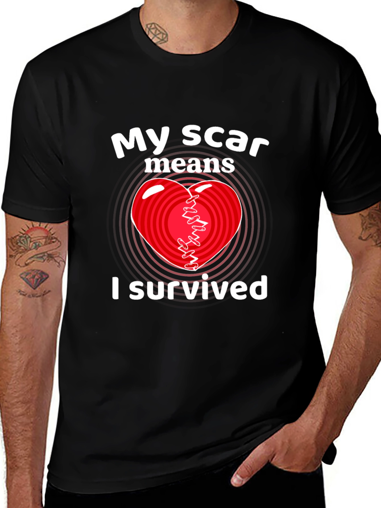 My Scar Means I Survived Graphic Tee