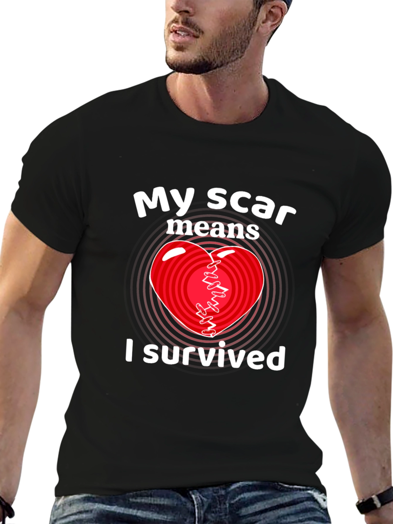 My Scar Means I Survived Graphic Tee