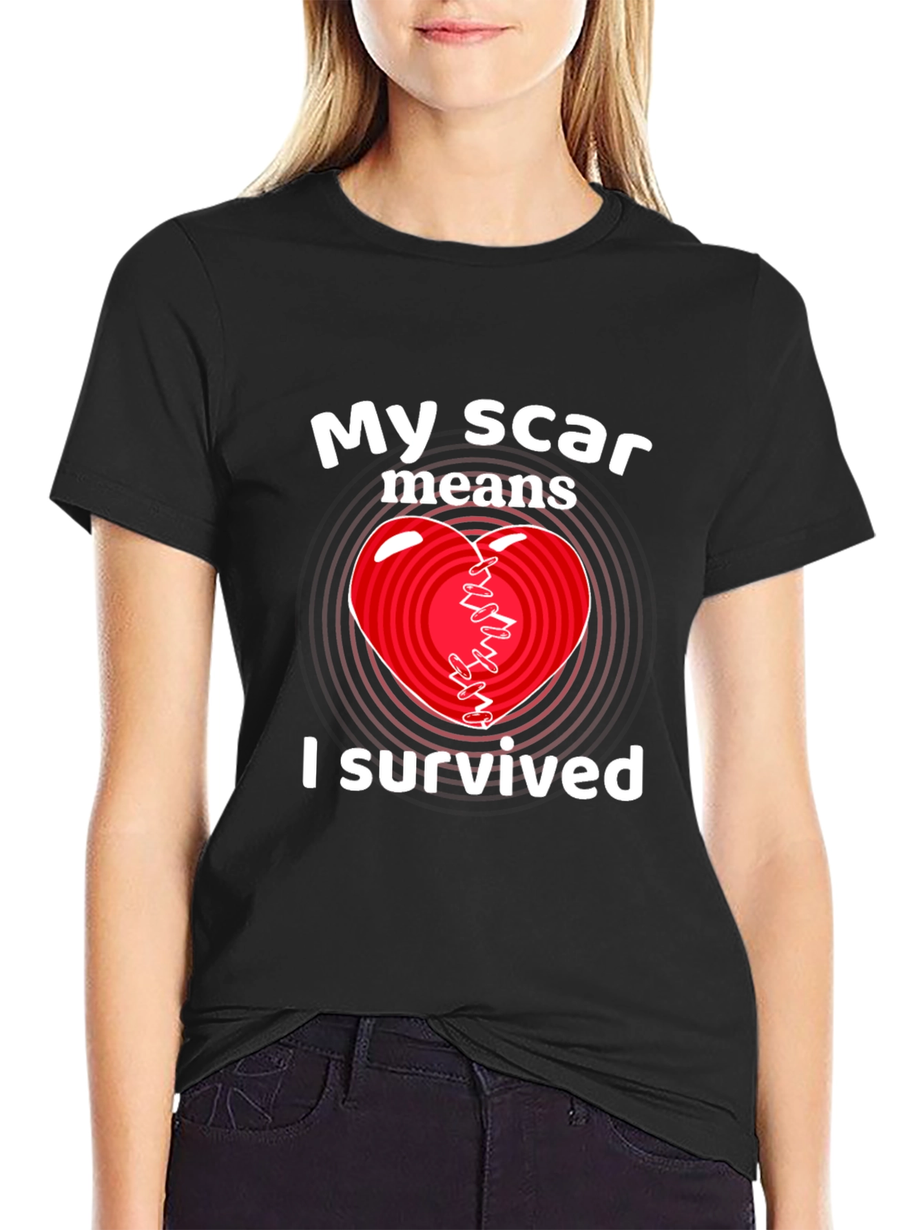 My Scar Means I Survived Graphic Tee