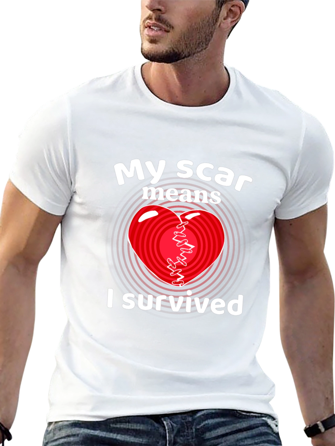 My Scar Means I Survived Graphic Tee