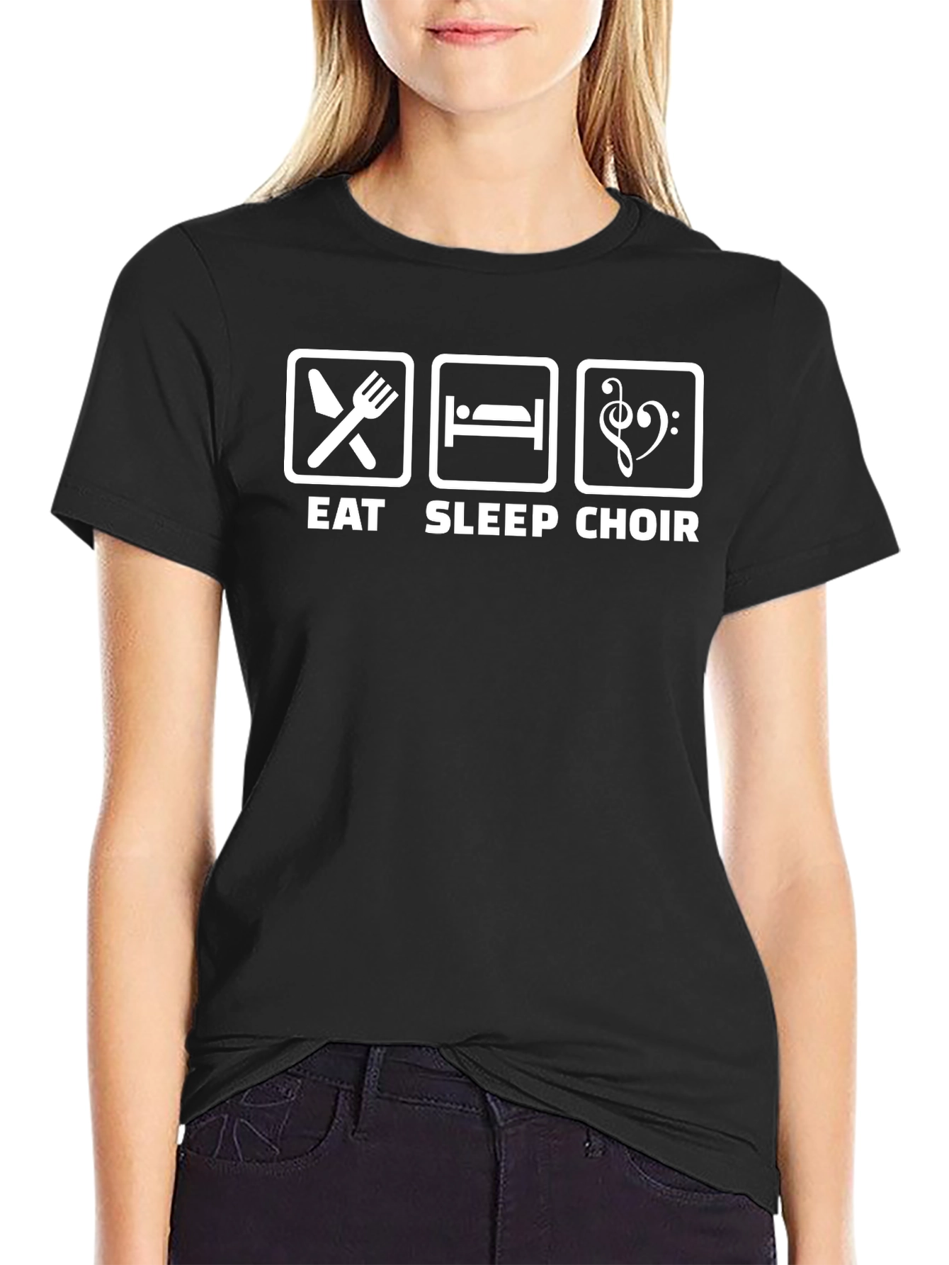 Eat Sleep Choir T-Shirt - Singers Life Tee
