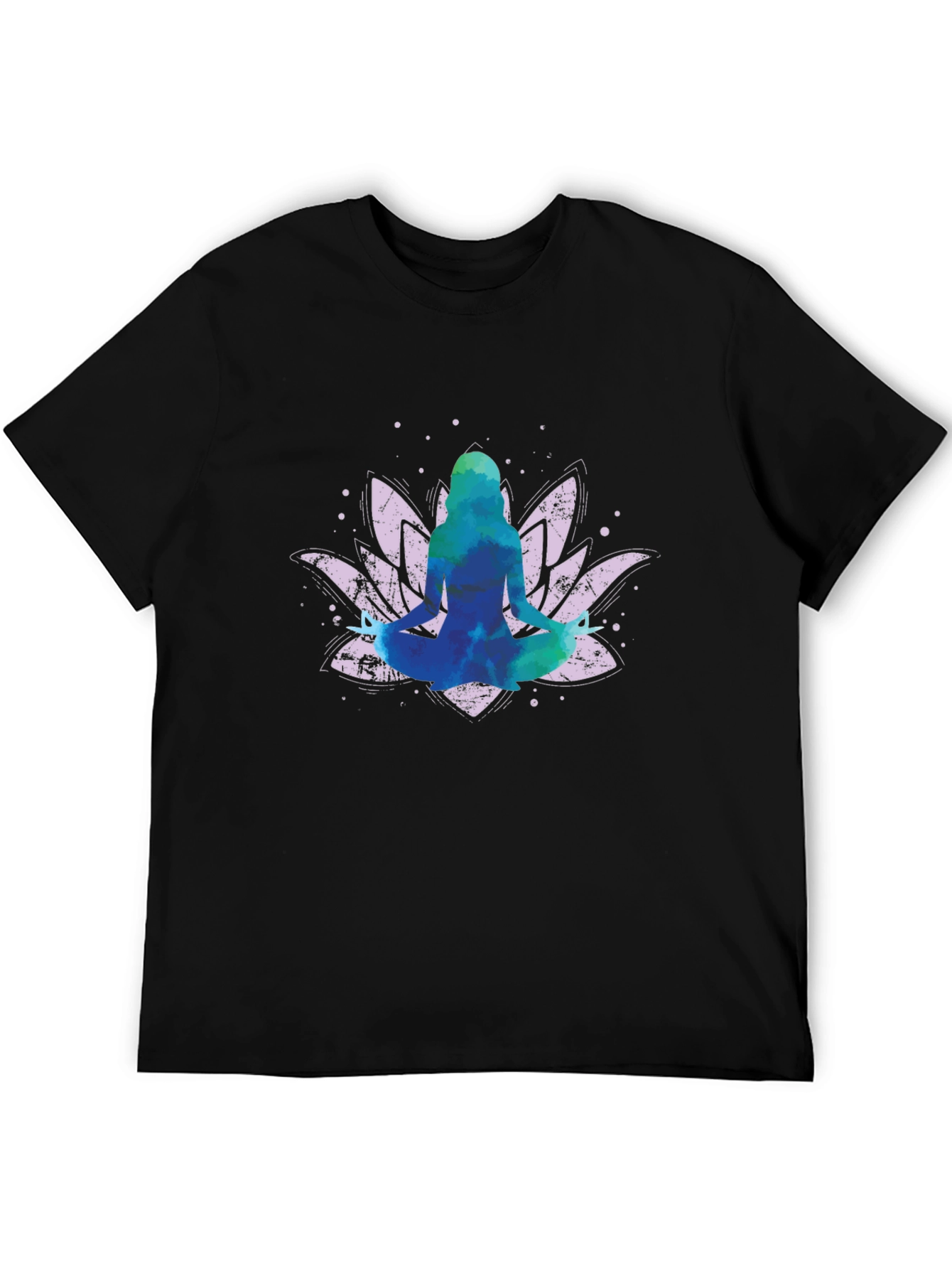 Lotus Yoga Pose Graphic T-Shirt