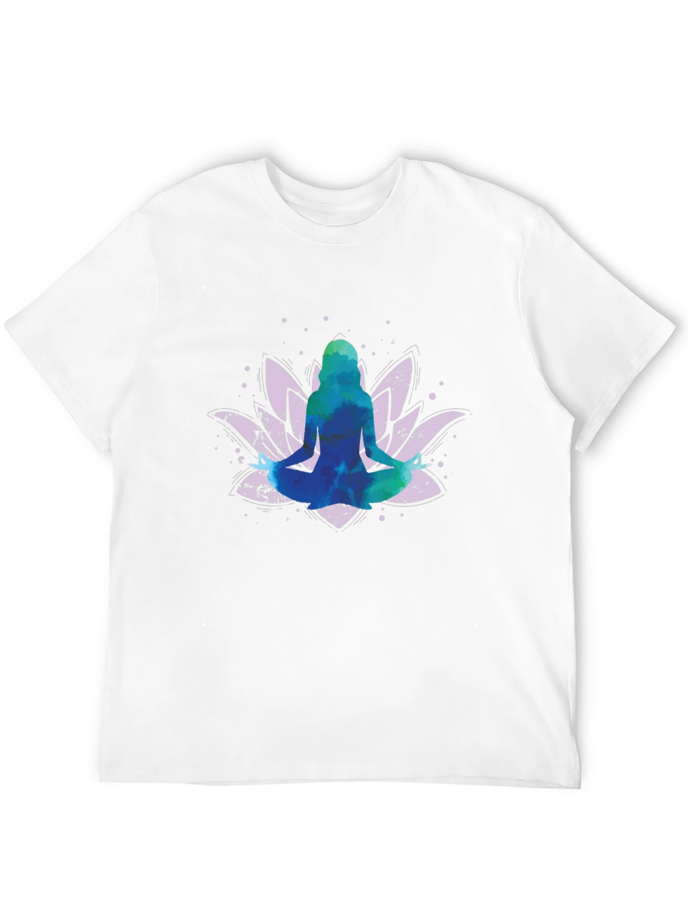 Lotus Yoga Pose Graphic T-Shirt