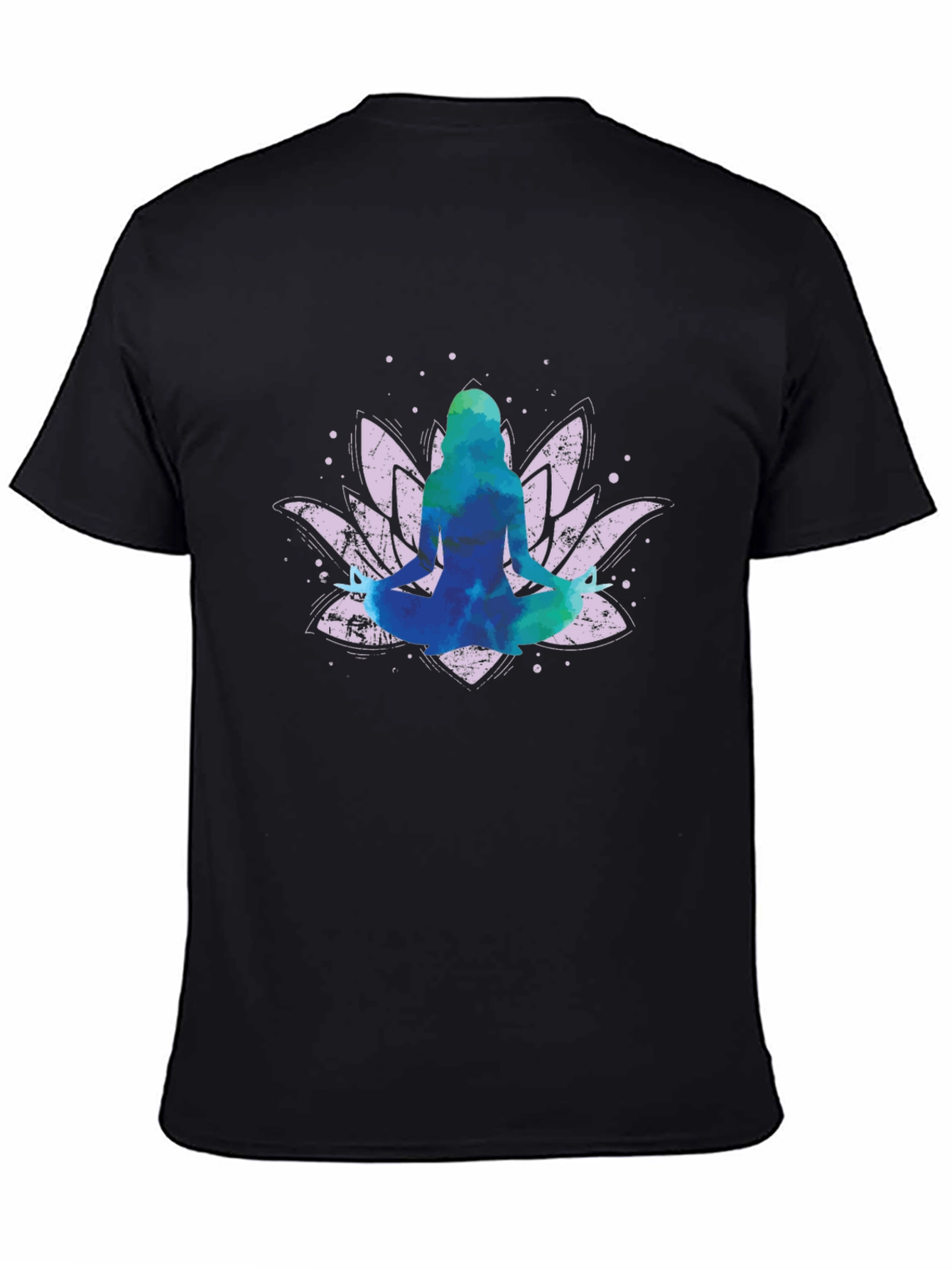 Lotus Yoga Pose Graphic T-Shirt