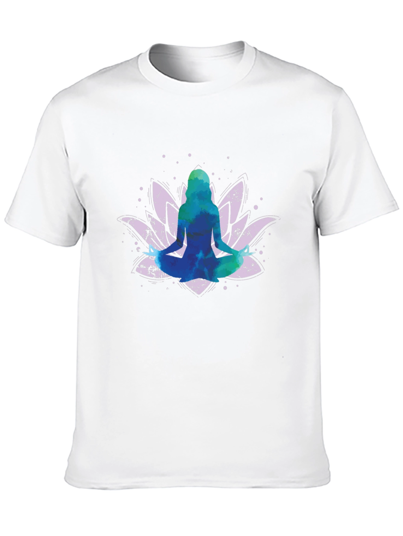 Lotus Yoga Pose Graphic T-Shirt