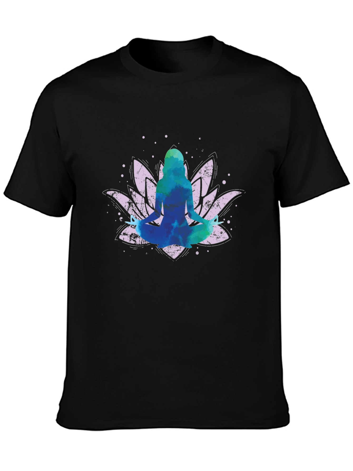 Lotus Yoga Pose Graphic T-Shirt