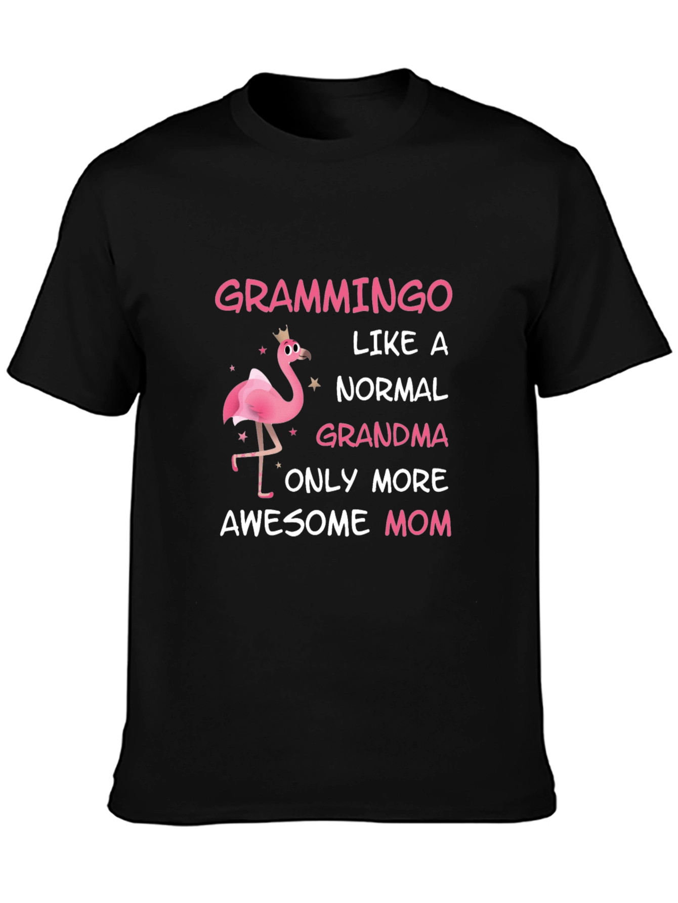 Grammingo T-Shirt - Awesome Grandma Flamingo Tee