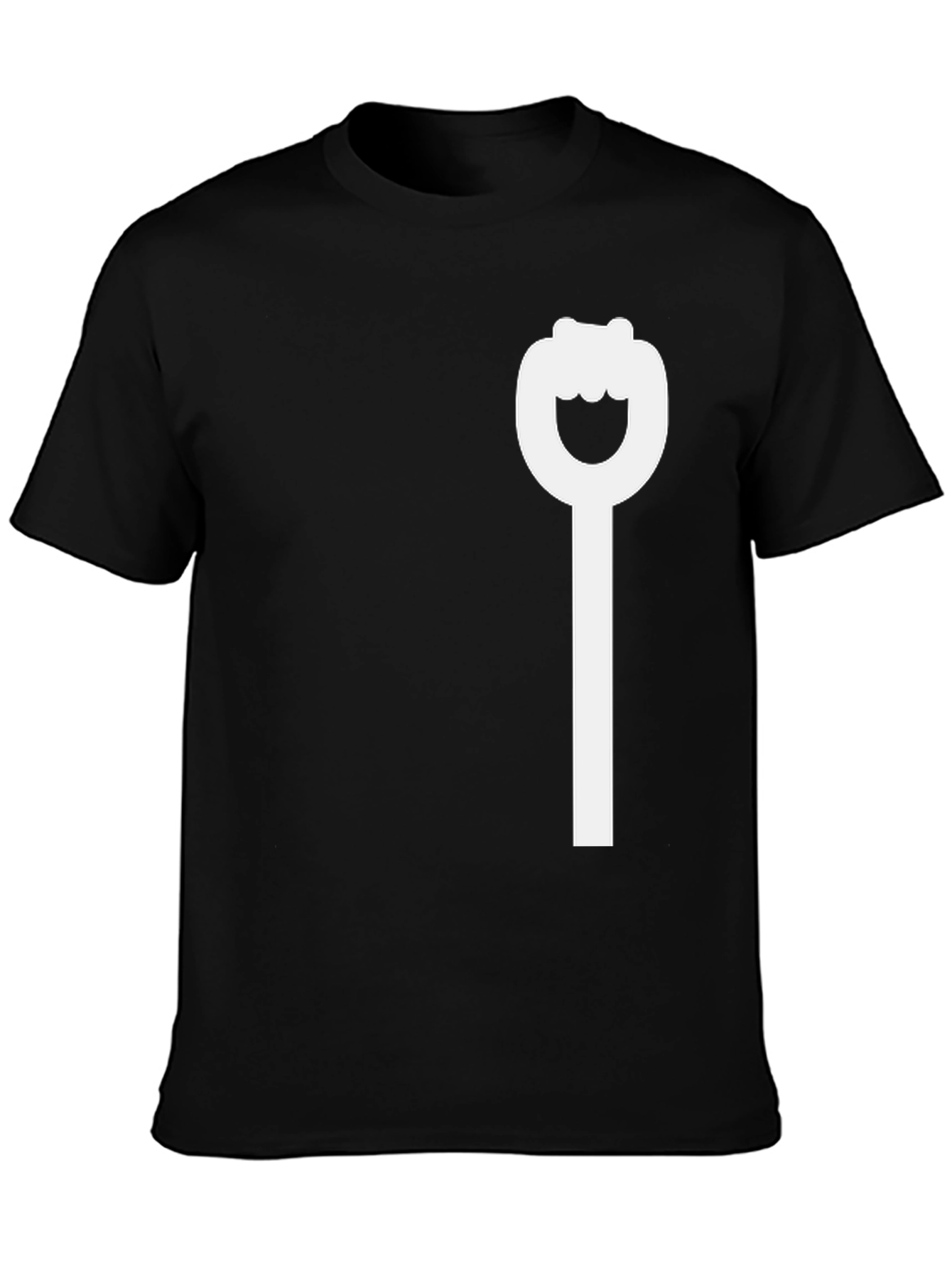 Black Graphic Tee - Bottle Opener Design
