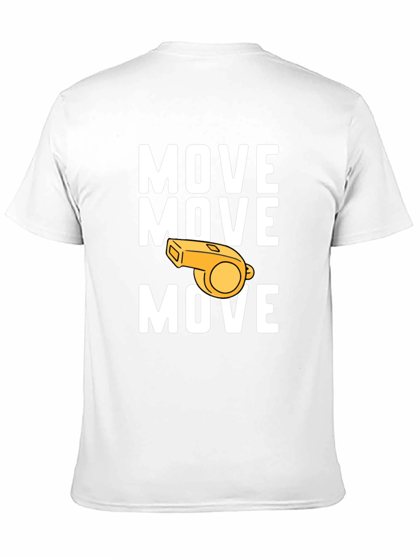 Move Whistle Graphic Tee - Funny Sports T-Shirt
