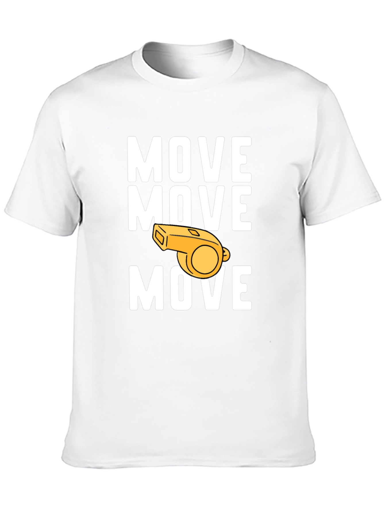 Move Whistle Graphic Tee - Funny Sports T-Shirt