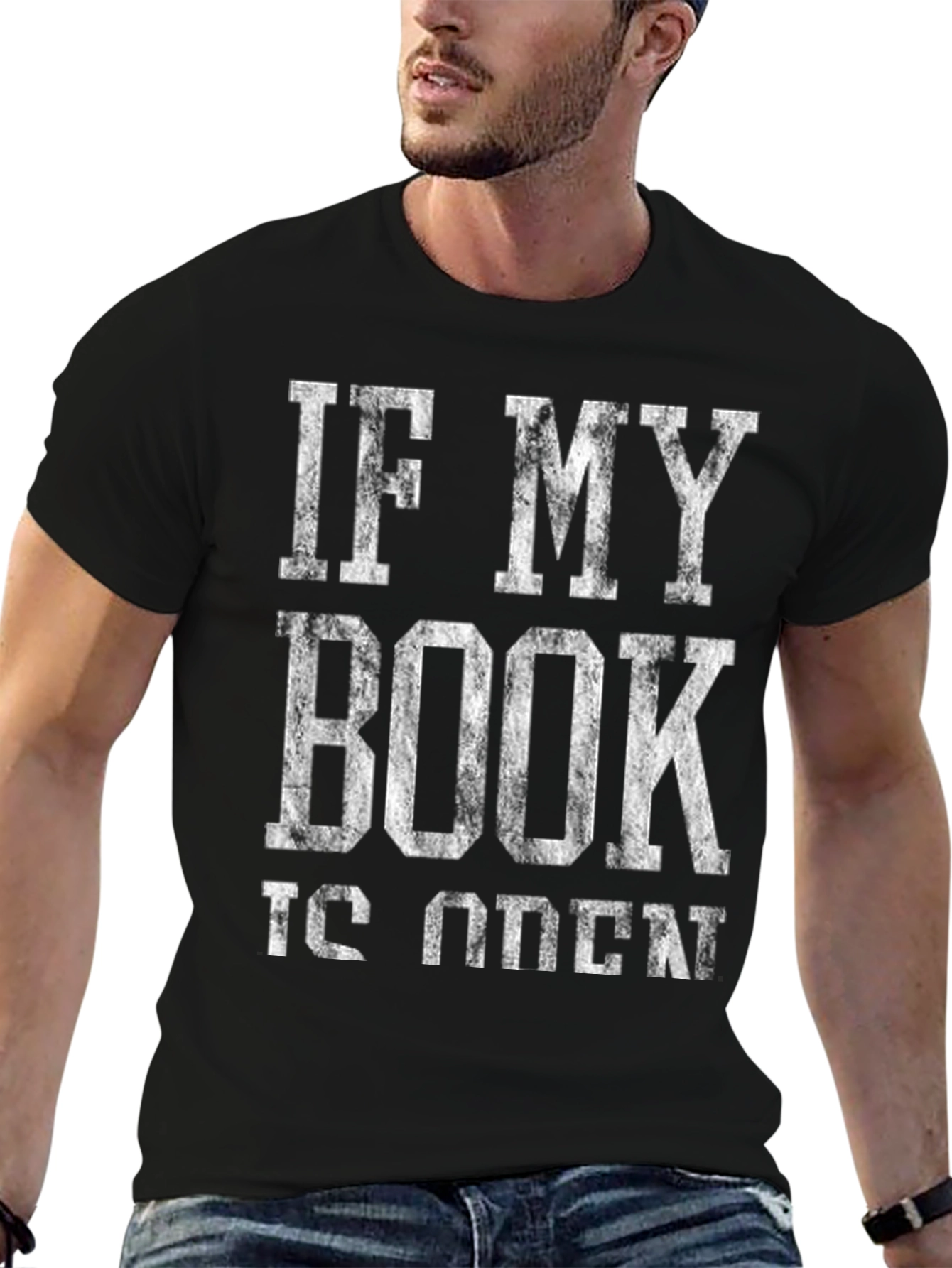 Book Lover T-Shirt: If My Book Is Open