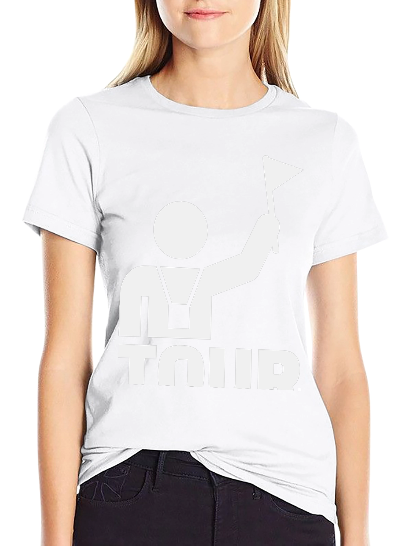 Tour Guide Graphic Tee - Black Cotton T-Shirt