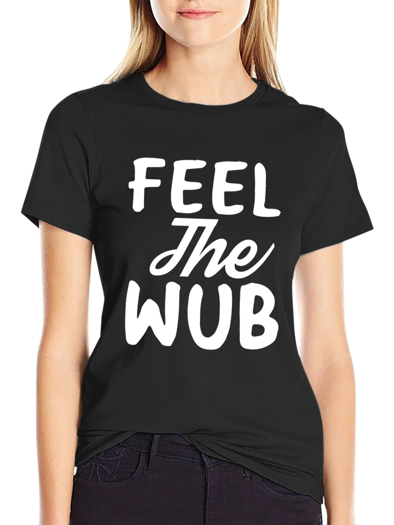 Feel The Wub Graphic Tee - Trendy Comfort