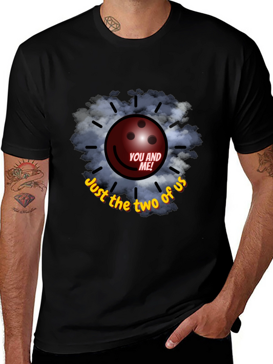 Bowling Ball Smiley Face T-Shirt - Just the Two of Us