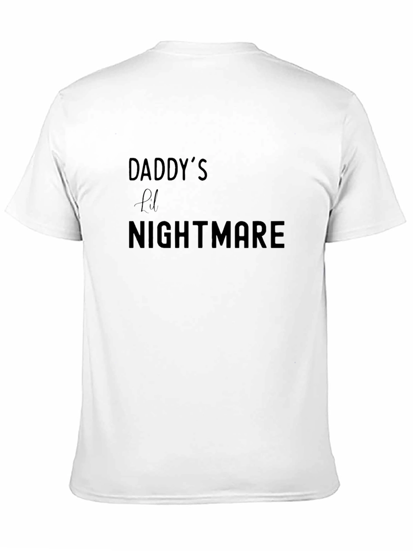 Daddys Lil Nightmare Black Graphic Tee