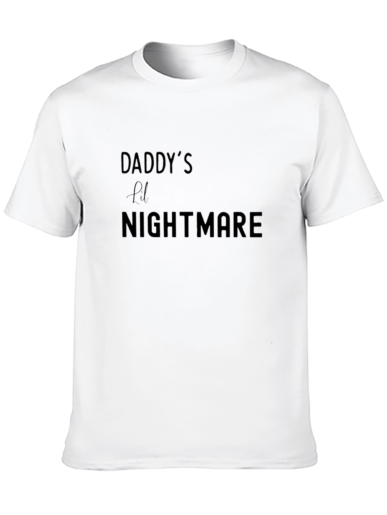 Daddys Lil Nightmare Black Graphic Tee