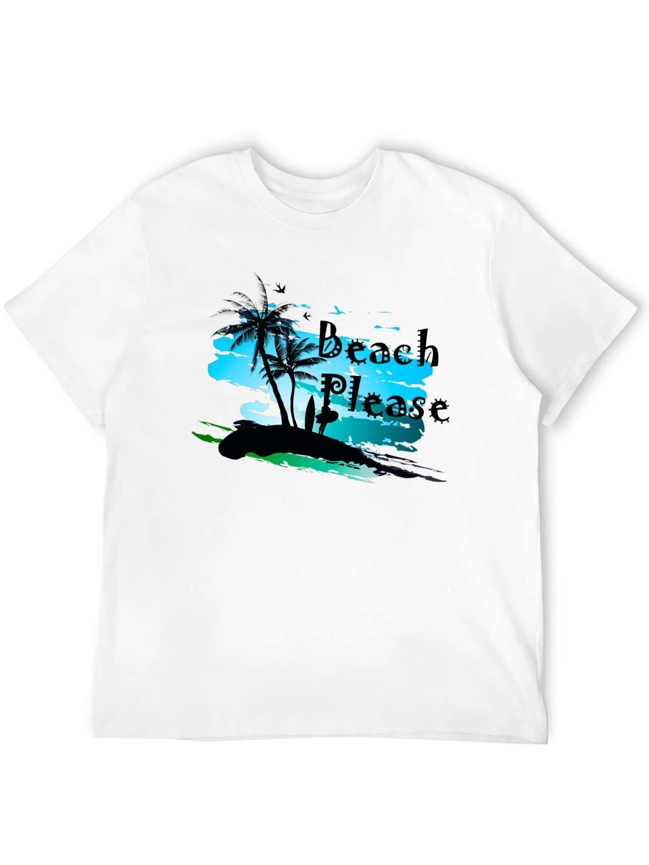 Beach Please Graphic T-Shirt