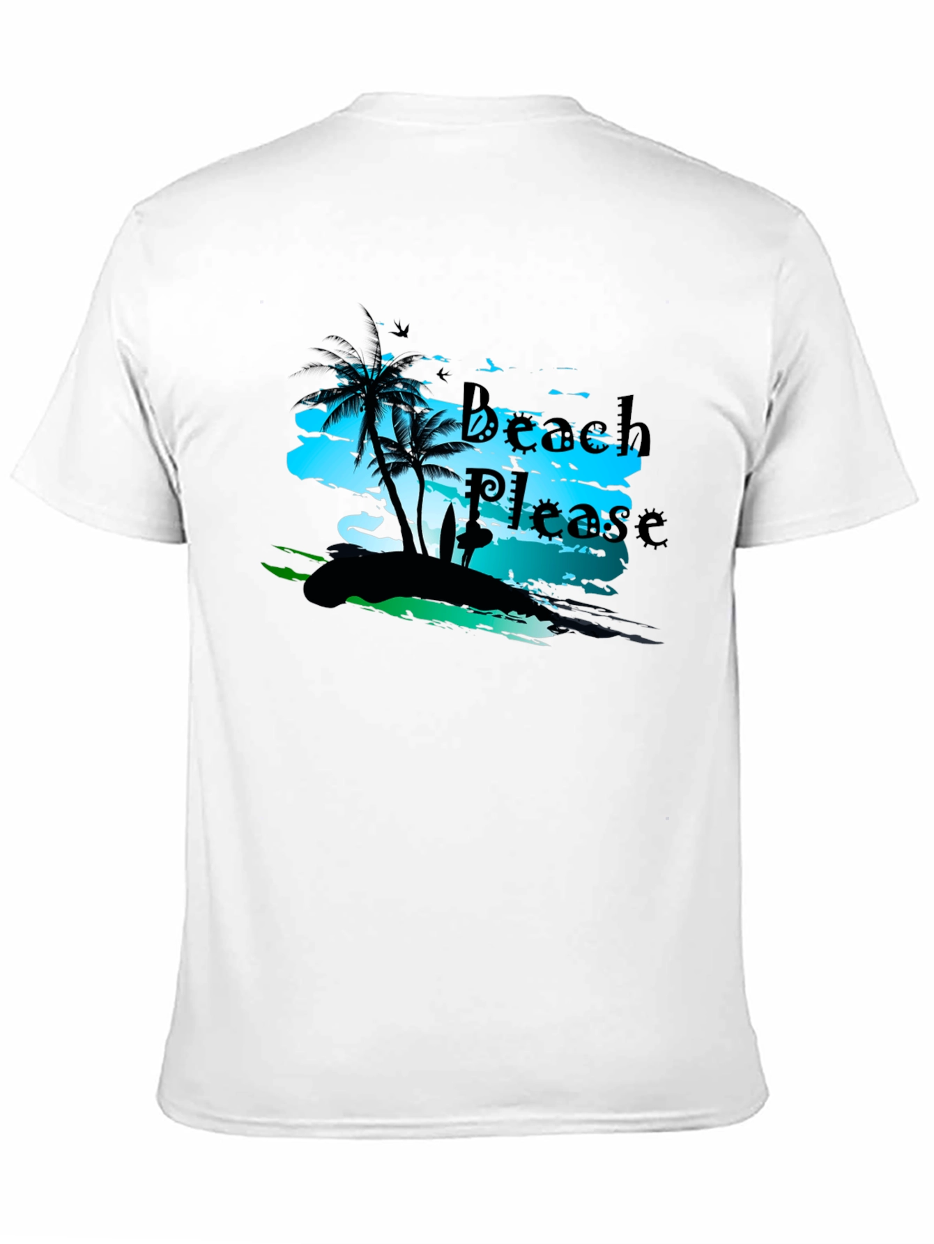 Beach Please Graphic T-Shirt
