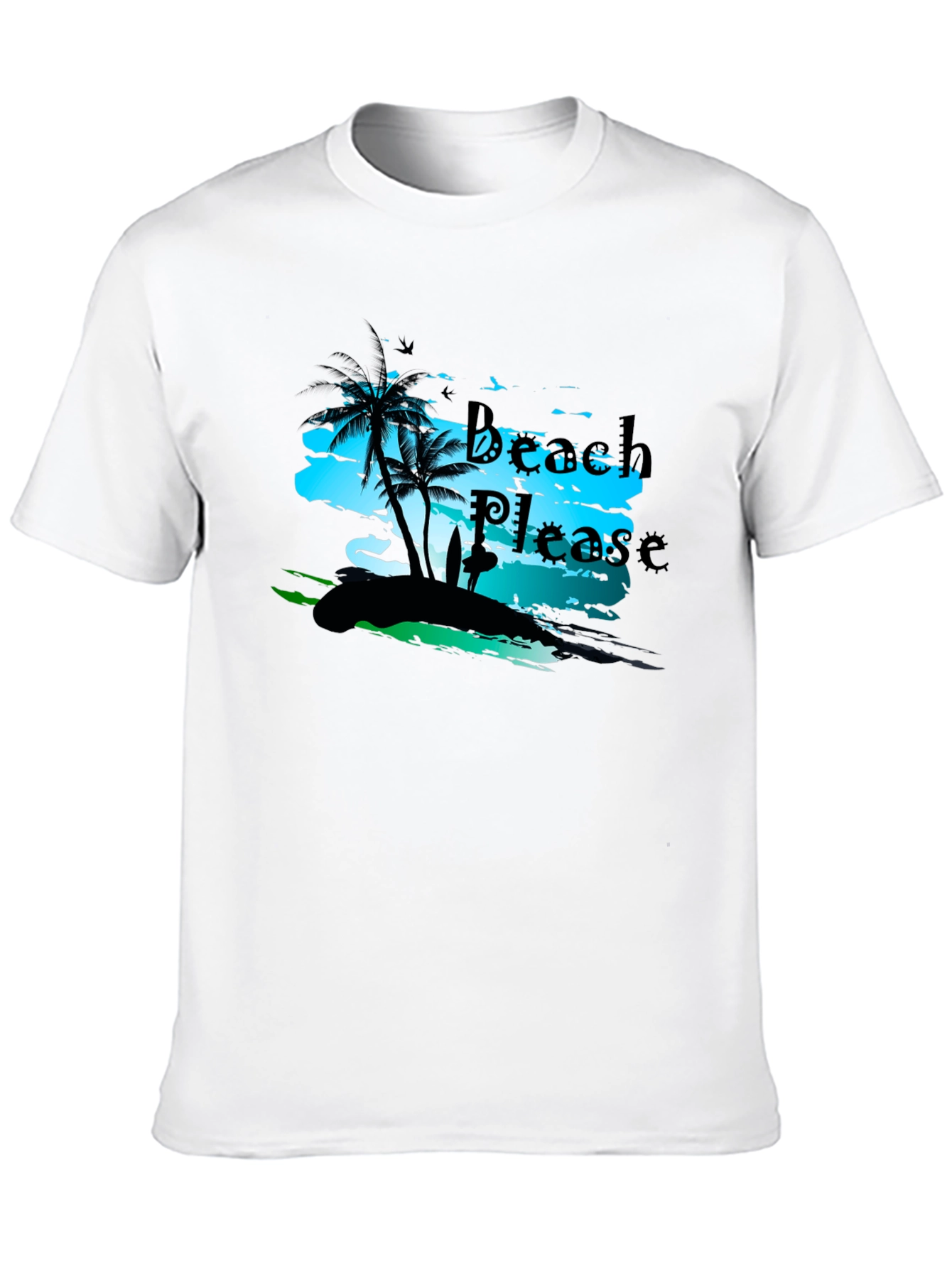 Beach Please Graphic T-Shirt