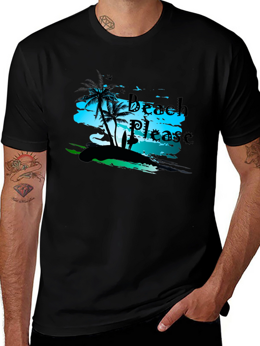 Beach Please Graphic T-Shirt