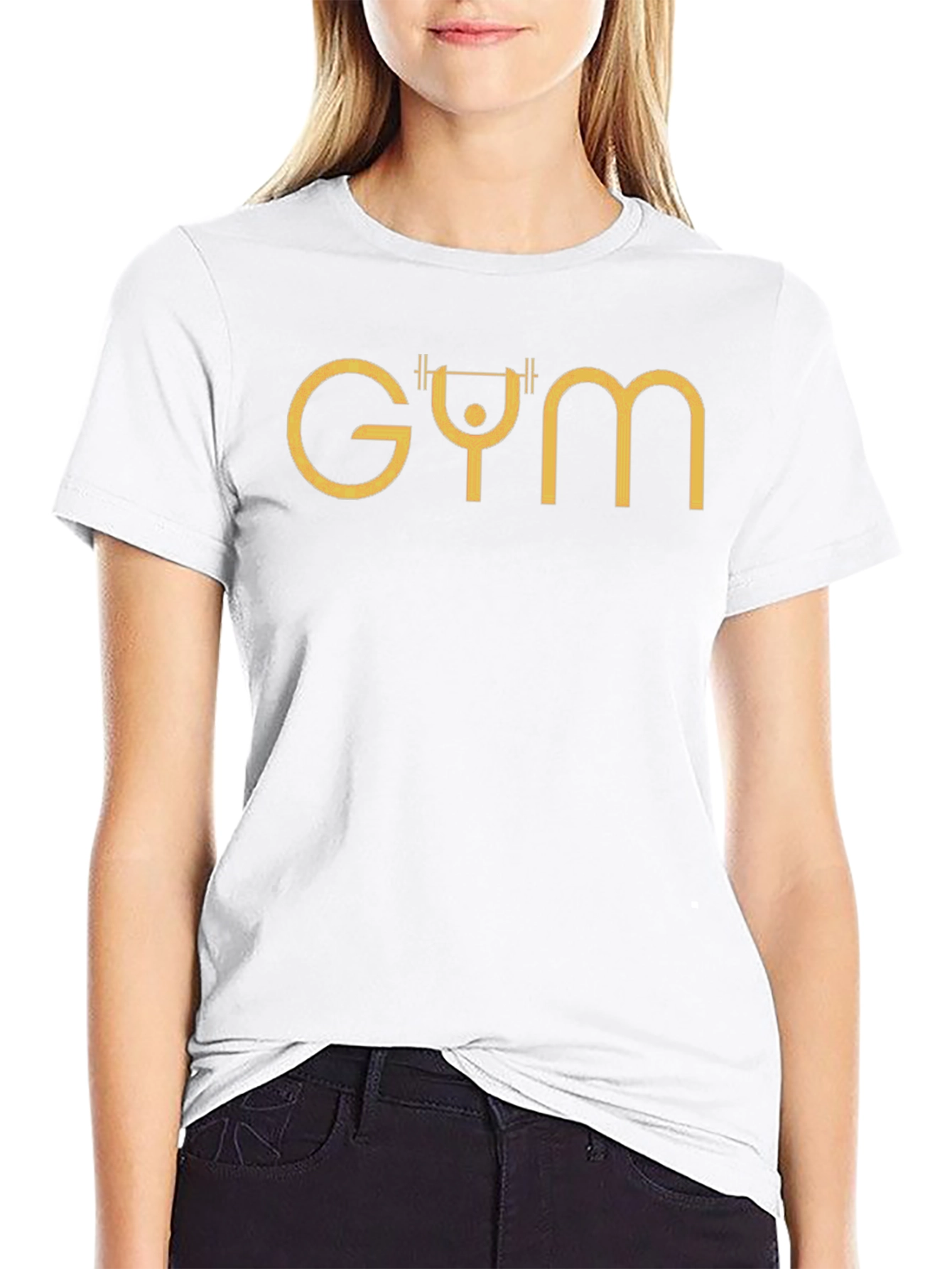 Gym Lifting Graphic Tee - Black
