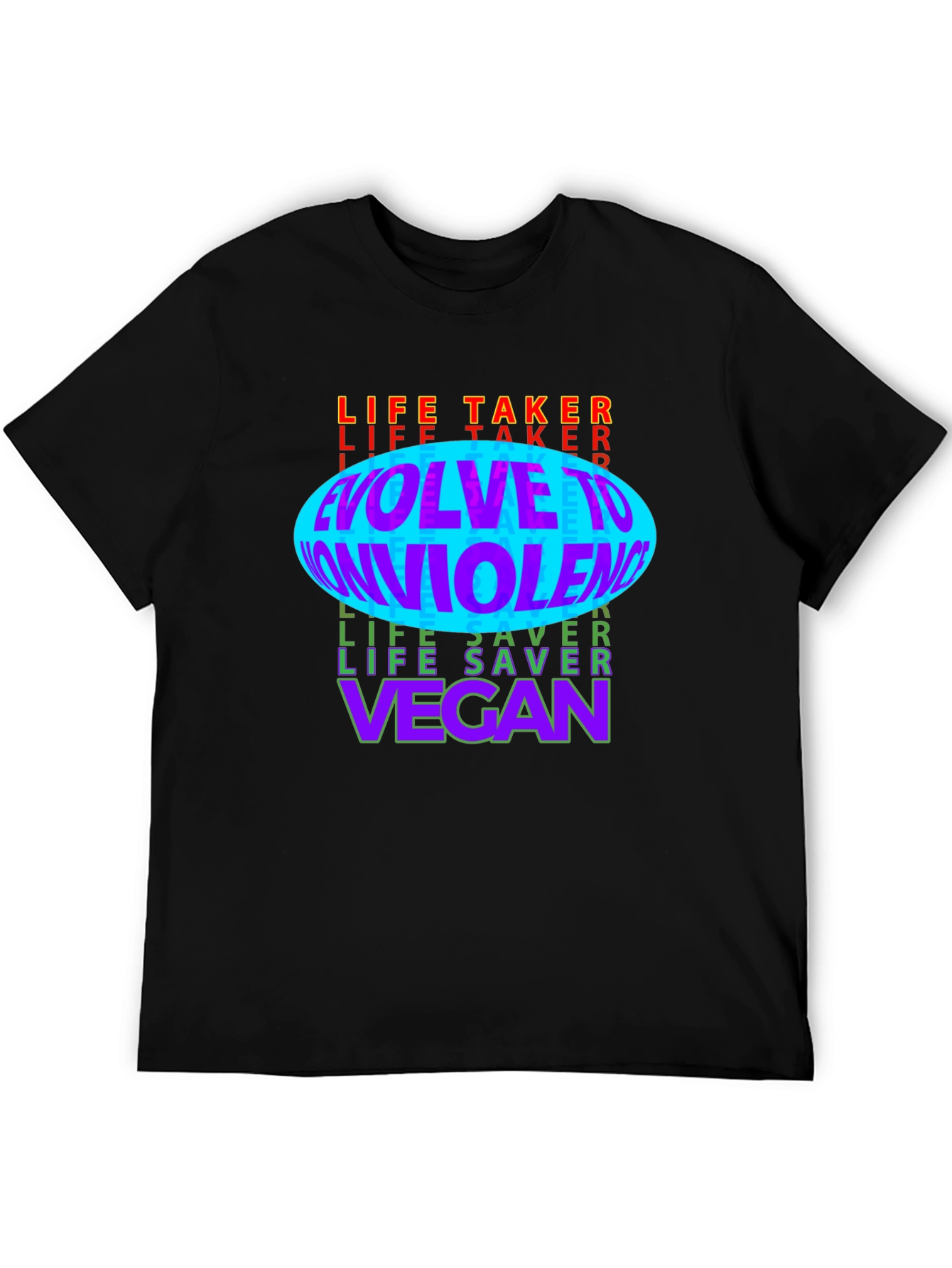 Evolve to Nonviolence Vegan Graphic Tee