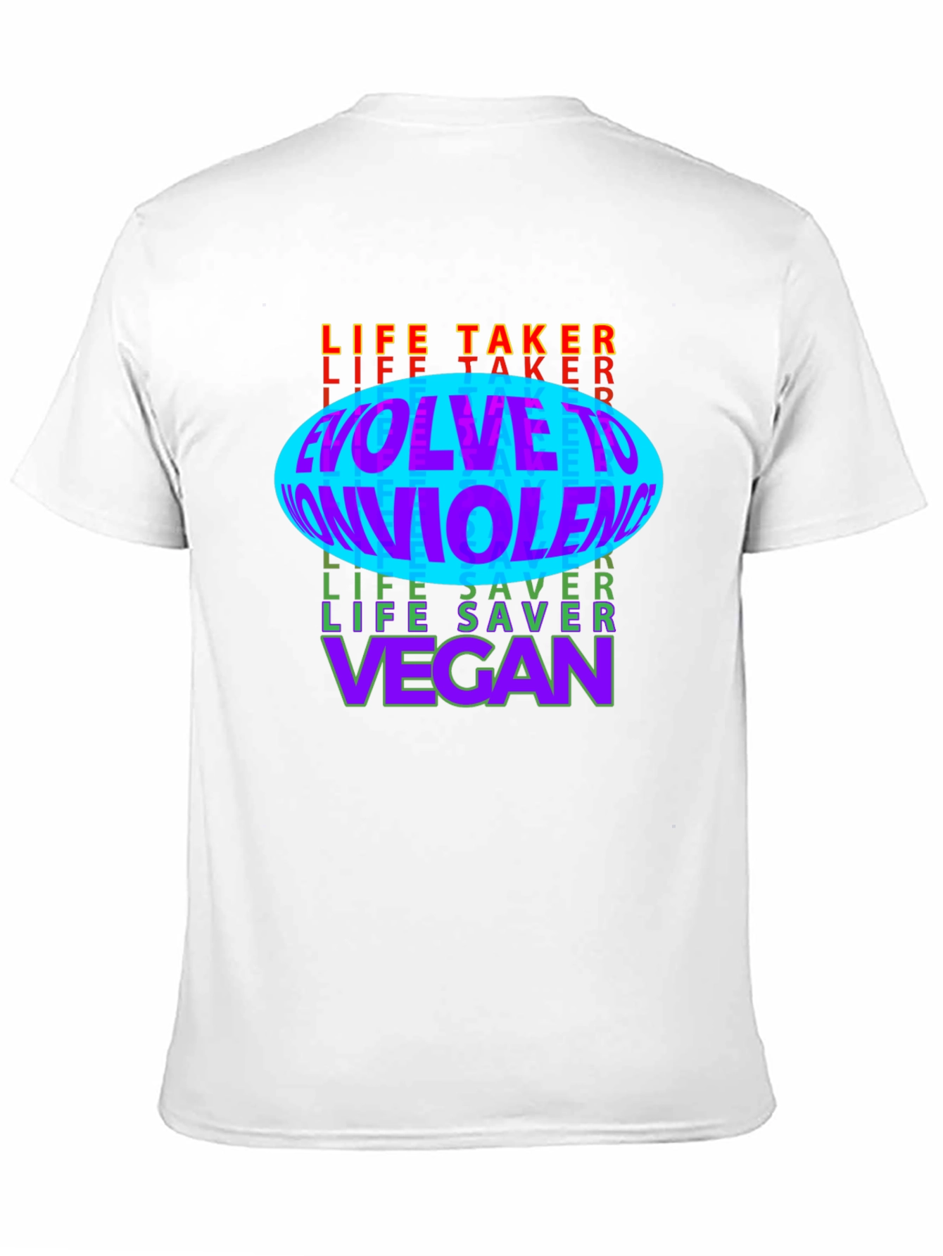 Evolve to Nonviolence Vegan Graphic Tee